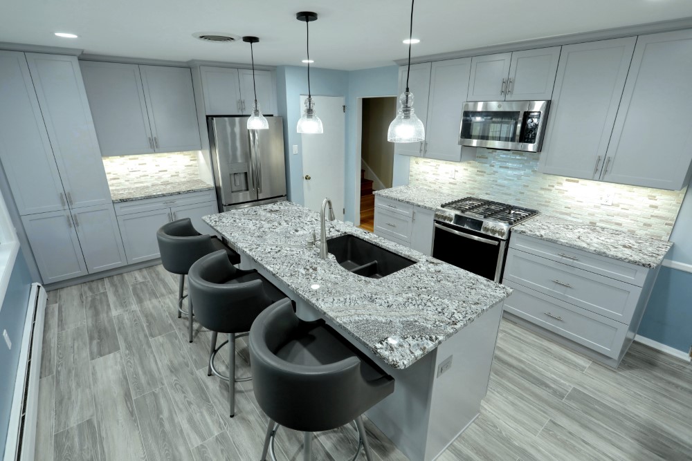 Modern farmhouse kitchen in red lion