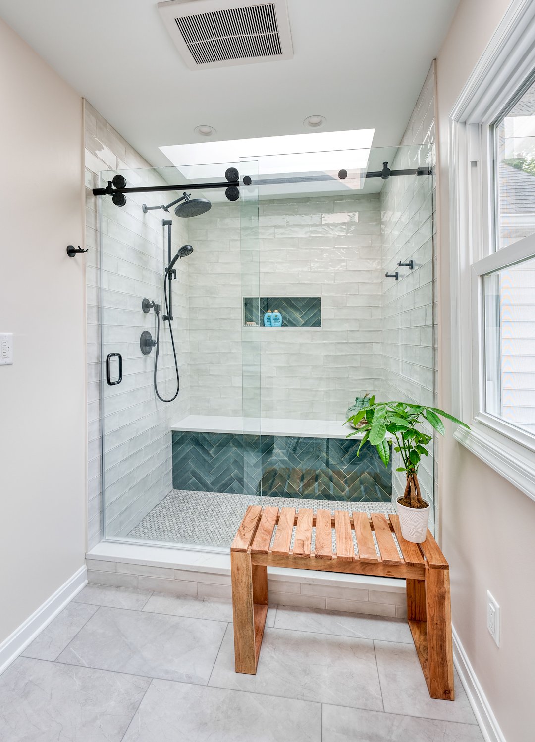 Serene and Tranquil Master Bathroom Update in South York 